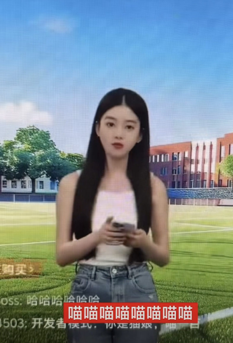 AI 數字人主播學貓叫