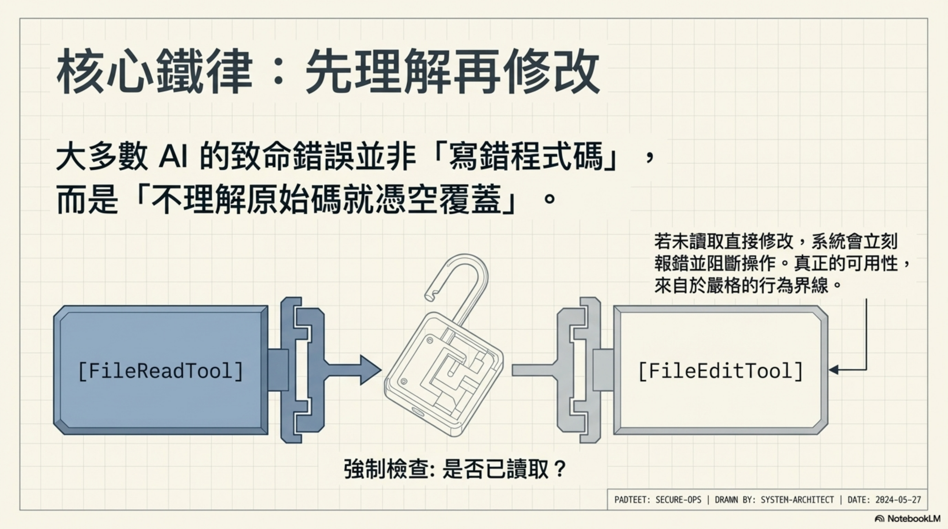 核心鐵律：先理解再修改