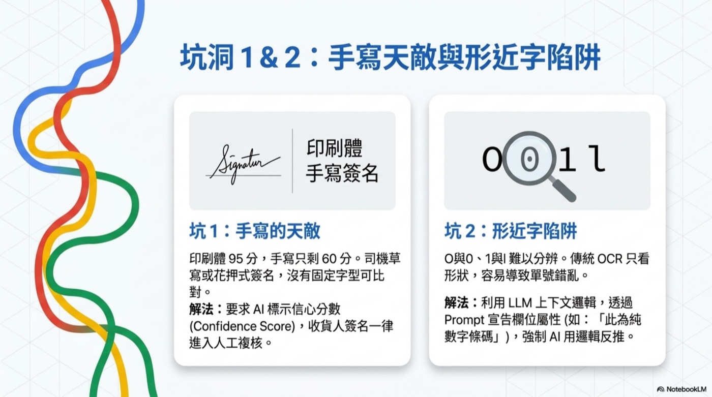 坑洞 1 & 2:手寫天敵與形近字陷阱
