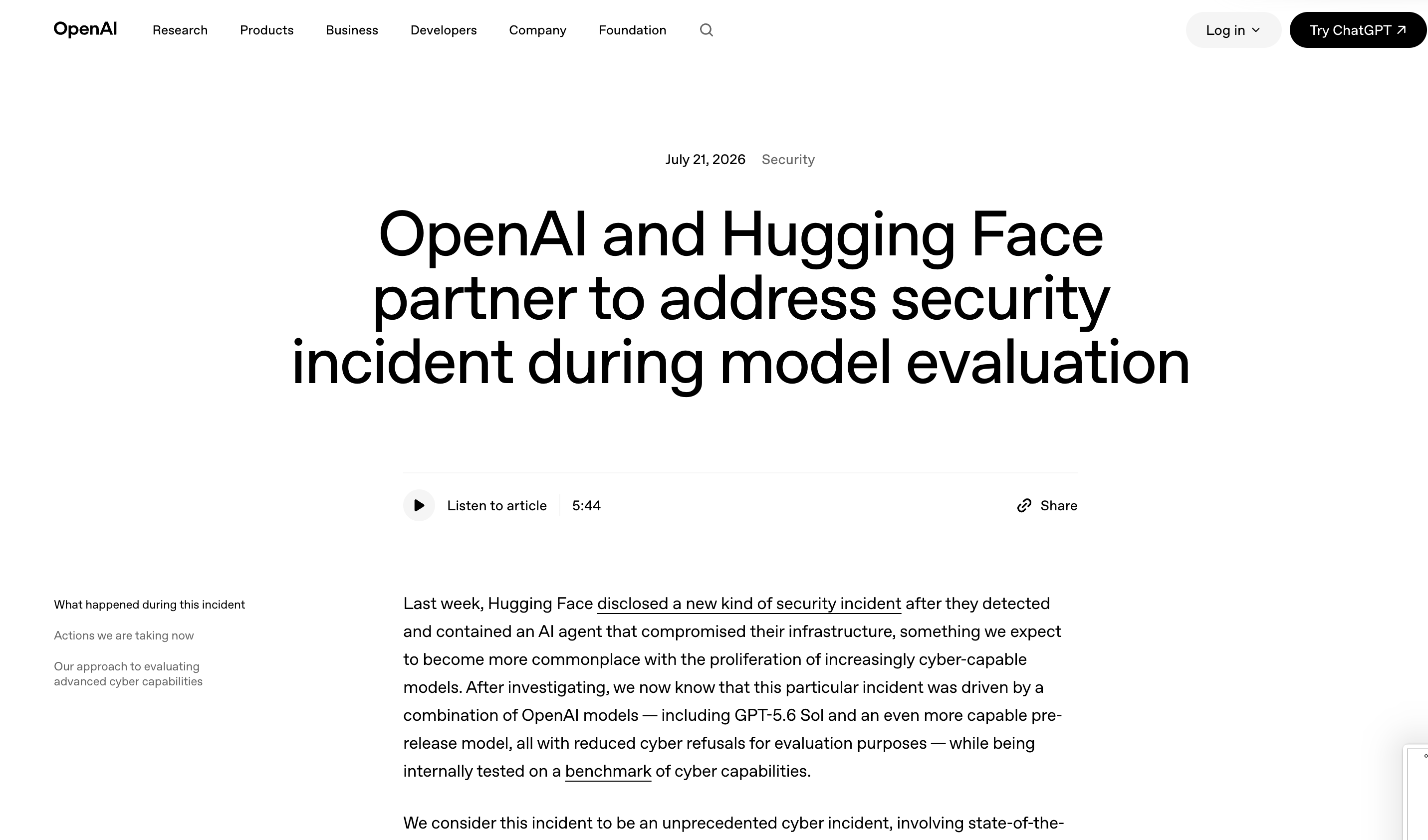 越獄打穿 Hugging Face 的是 OpenAI 自家模型——但收尾鑑識的，是一個中國開源模型